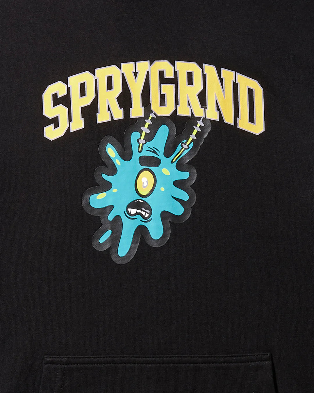 SPONGEBOB SPLAT HOODIE (BLACK) - Image 3