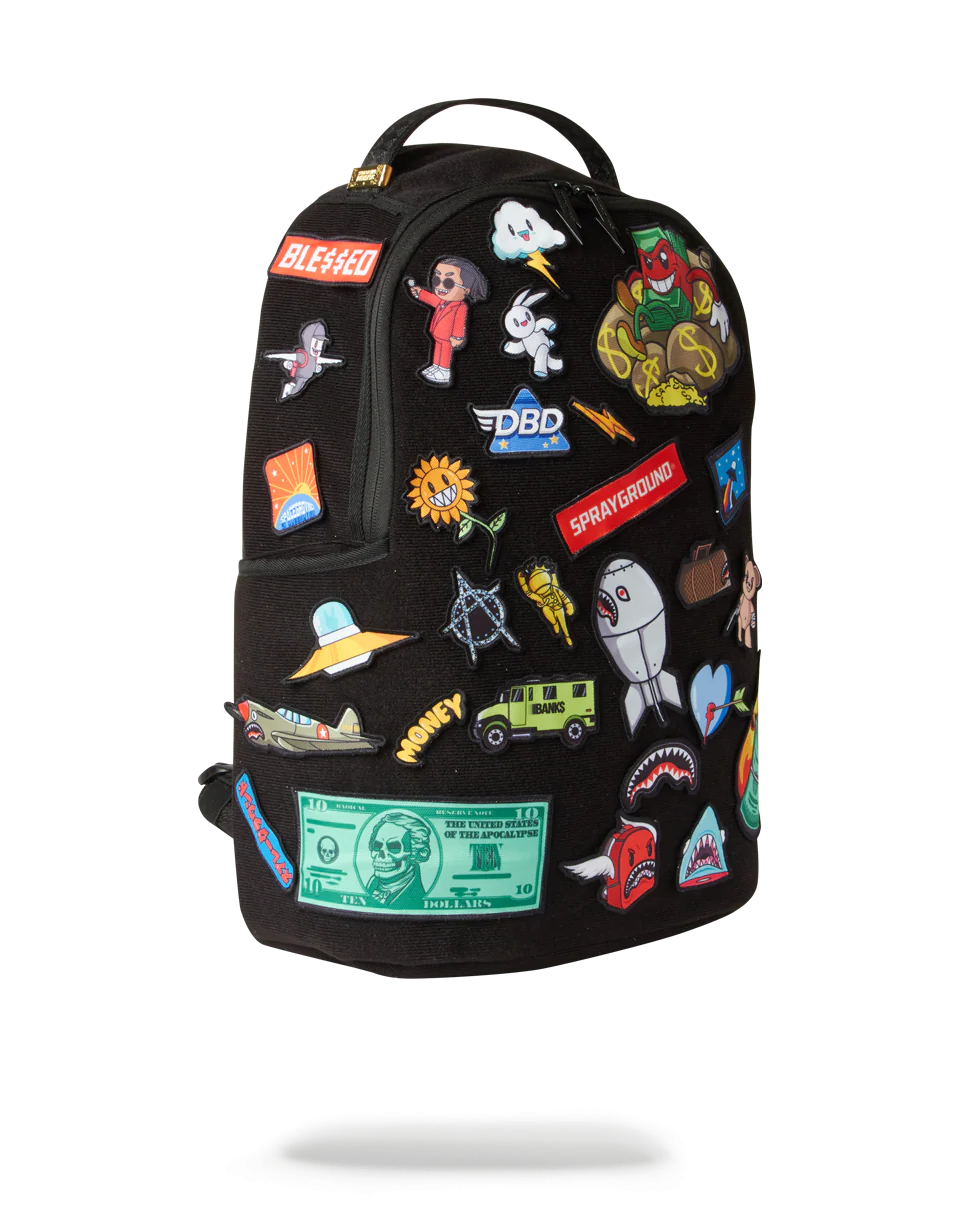 THE 32 REMOVABLE PATCHES VELCRO BACKPACK - Image 6