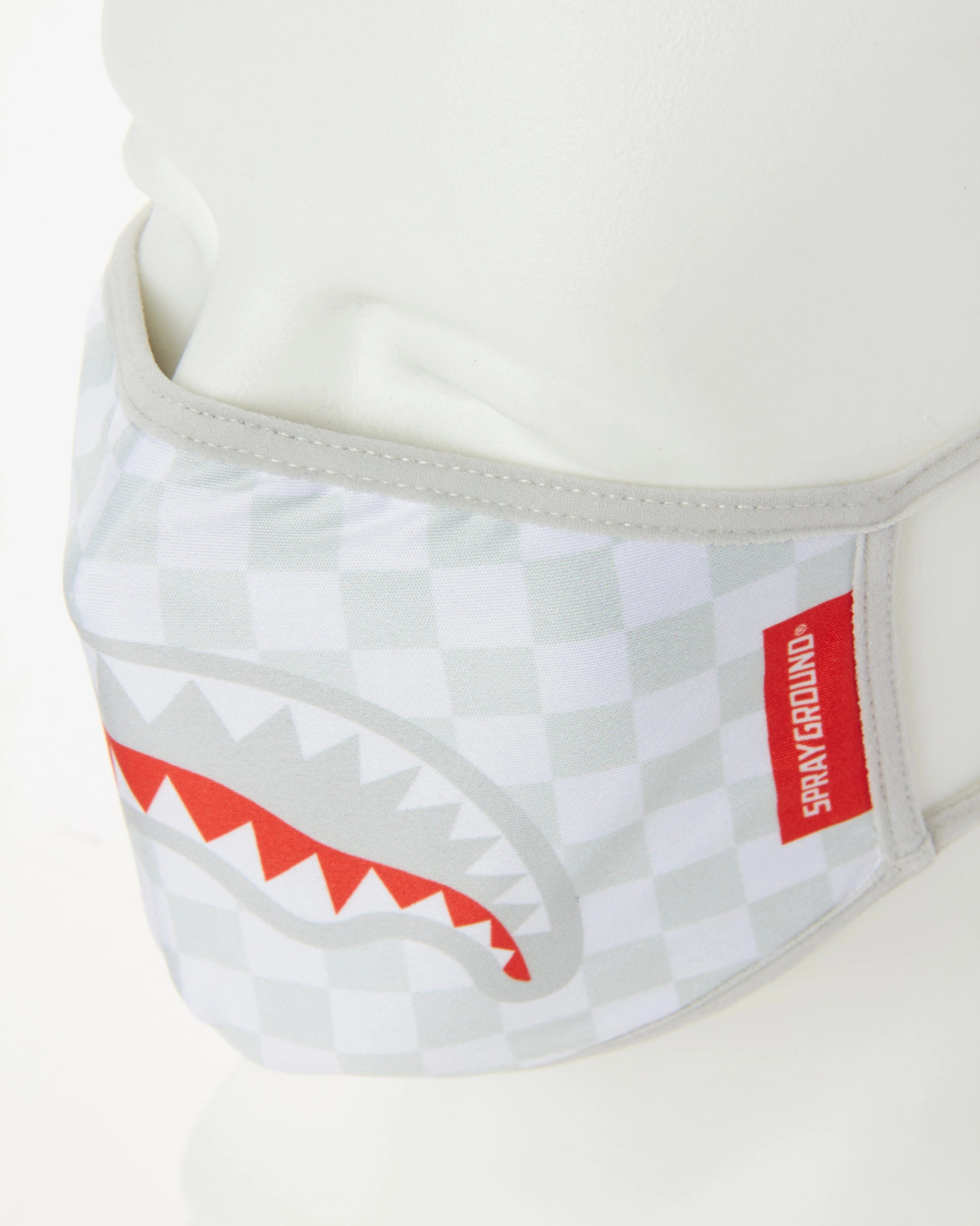 SHARKS IN PARIS (WHITE) FORM-FITTING MASK - Image 2