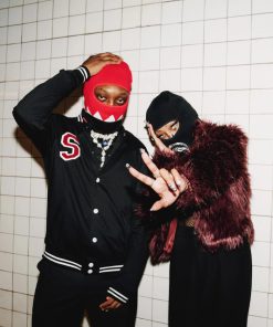 Alternative view of CHROME DOME SKI MASK