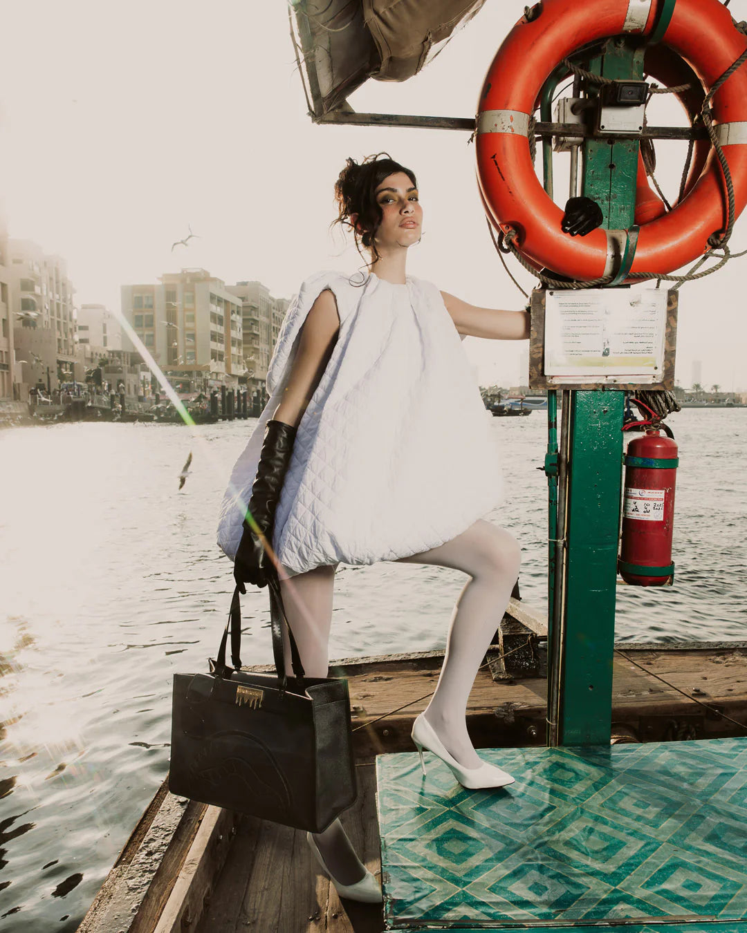 GOLD BRICK DRIP TORTUGA TOTE - Image 3