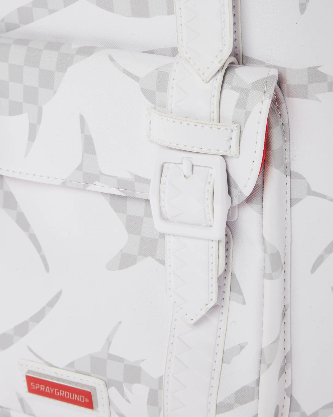 SHARK CHECK (WHITE) HILLS BACKPACK - Image 11