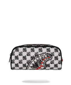 SCRIBBLE DRIBBLE CHECK POUCH