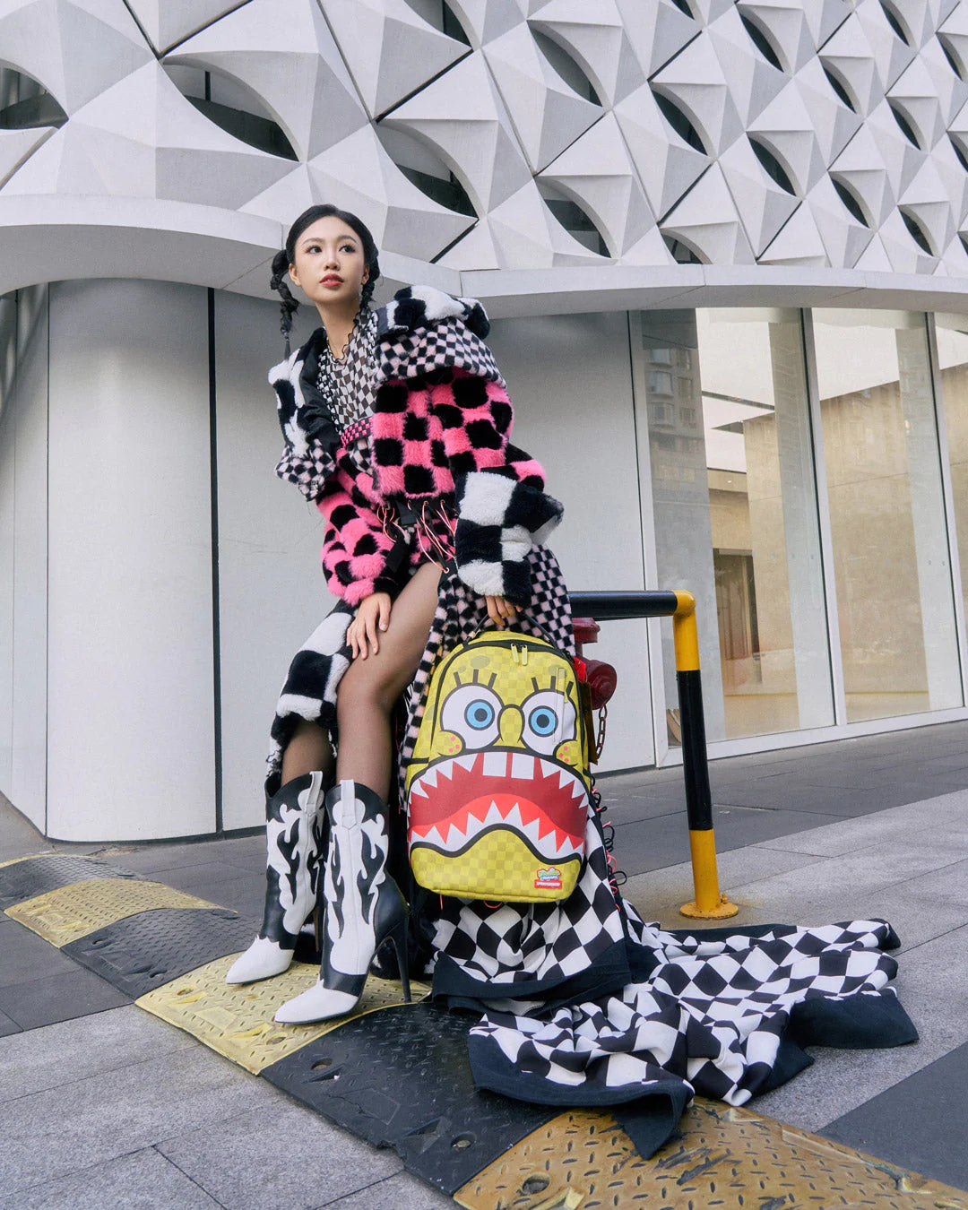 SPONGEBOB SQUARE CHECK FLEX DLXSV BACKPACK - Image 2
