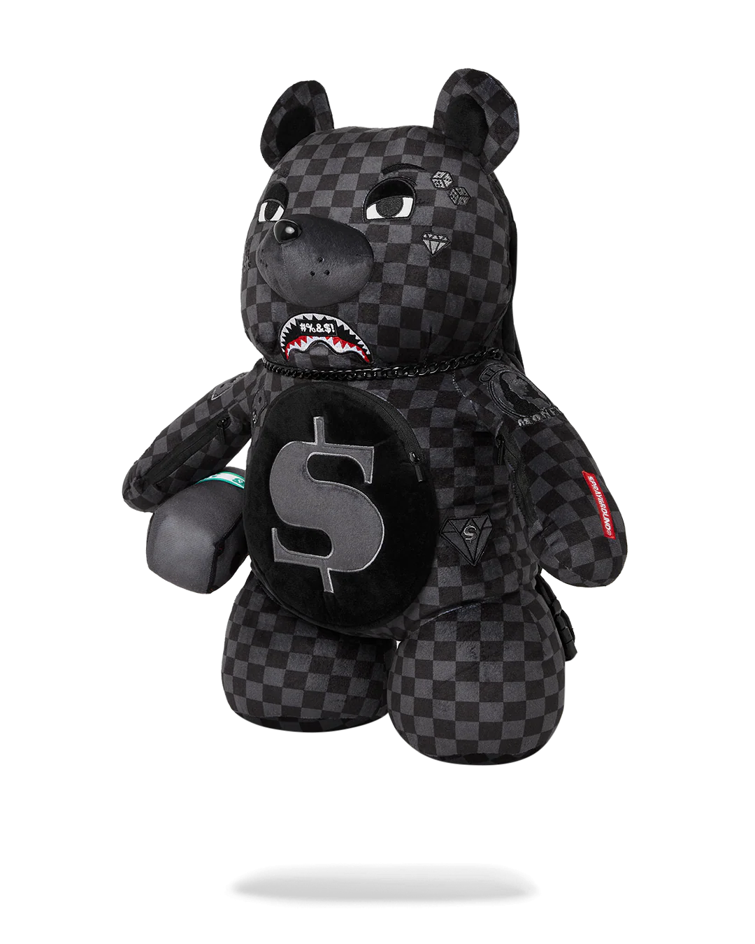 'WHAT THE BEEP' SHARK MONEYBEAR TEDDYBEAR BACKPACK - Image 5