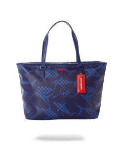 SHARK CHECK (BLUE) TOTE