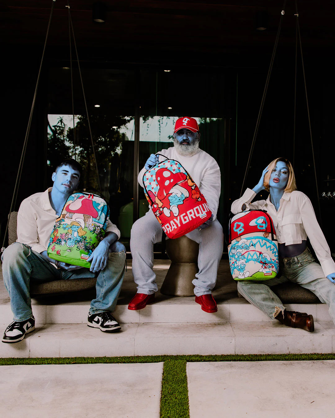 SMURFS IN THE GARDEN BACKPACK - Image 9