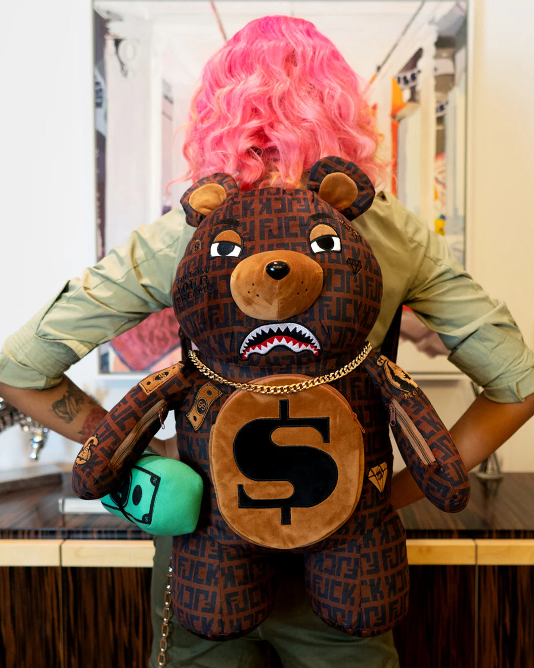 OFFENDED MONEYBEAR TEDDYBEAR BACKPACK - Image 12
