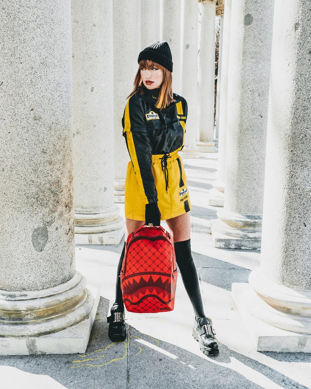 MONEY PATTERN BRICK BACKPACK (DLXV) - Image 11