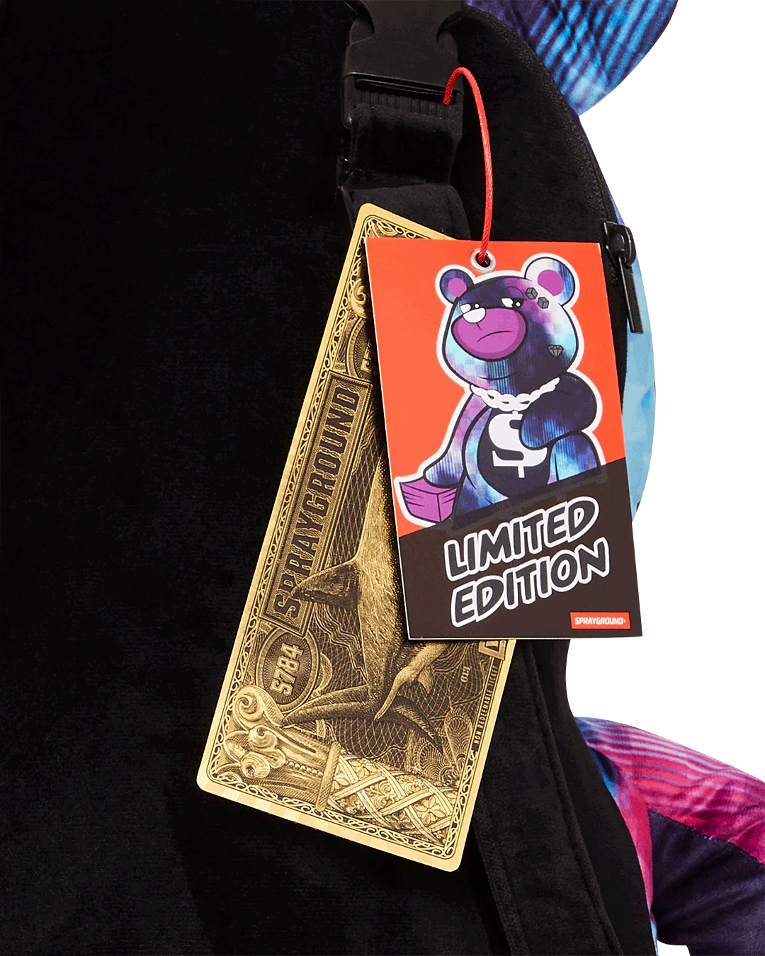 SHARKCLUB ELECTRONICA MONEYBEAR TEDDYBEAR BACKPACK - Image 14