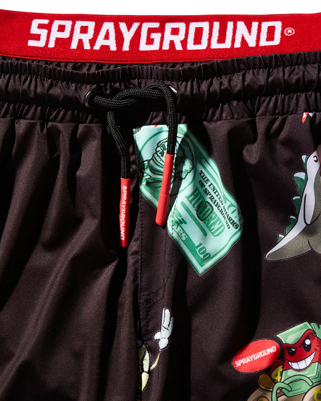 KIDS PATCH ALL-IN SWIM TRUNKS (BLACK) - Image 3