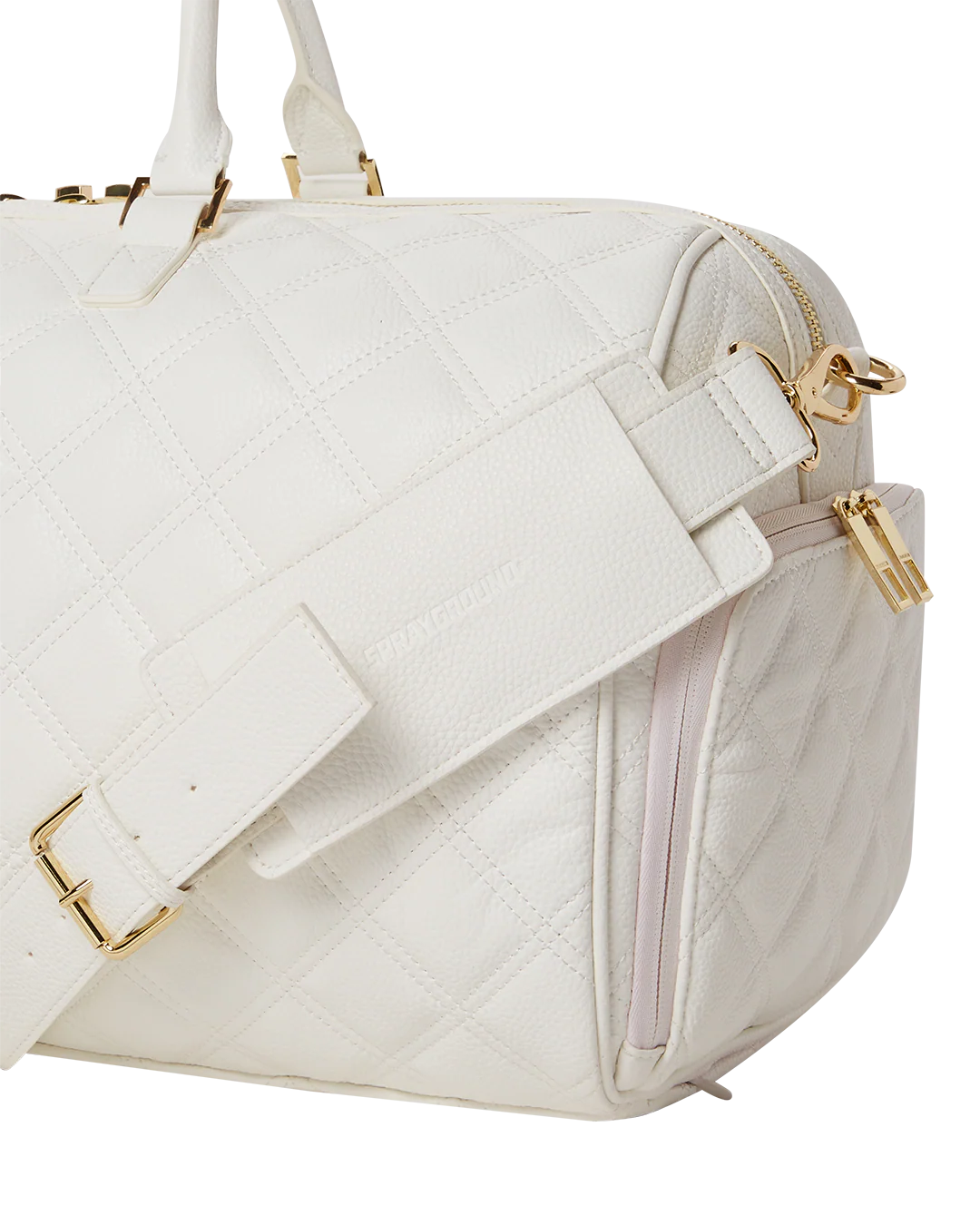 RIVIERA LE BLANC GOLD CHAIN SHARK DUFFLE - Image 11