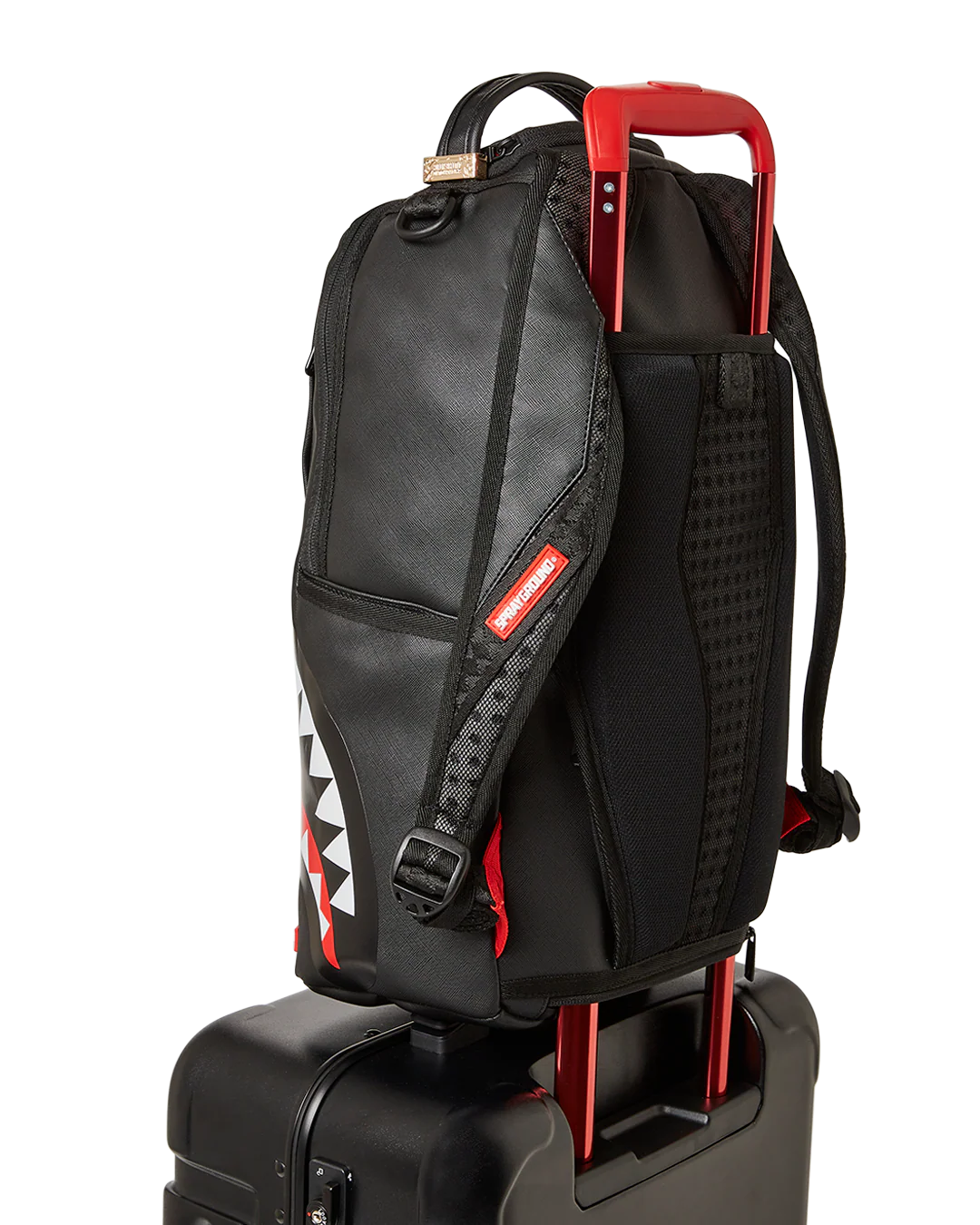 MOLDED SHARKITECTURE BLACK HARDSHELL CARRY-ON LUGGAGE - Image 13