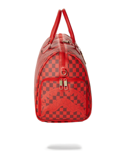 Alternative view of SHARKS IN PARIS DUFFLE (RED CHECKERED EDITION)