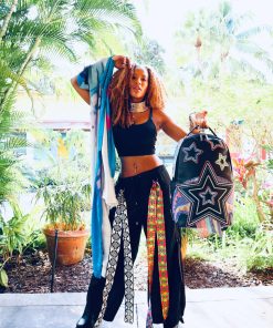 Alternative view of STAR RACER A.I.7 SANDFLOWER COLLAB BEADED BACKPACK