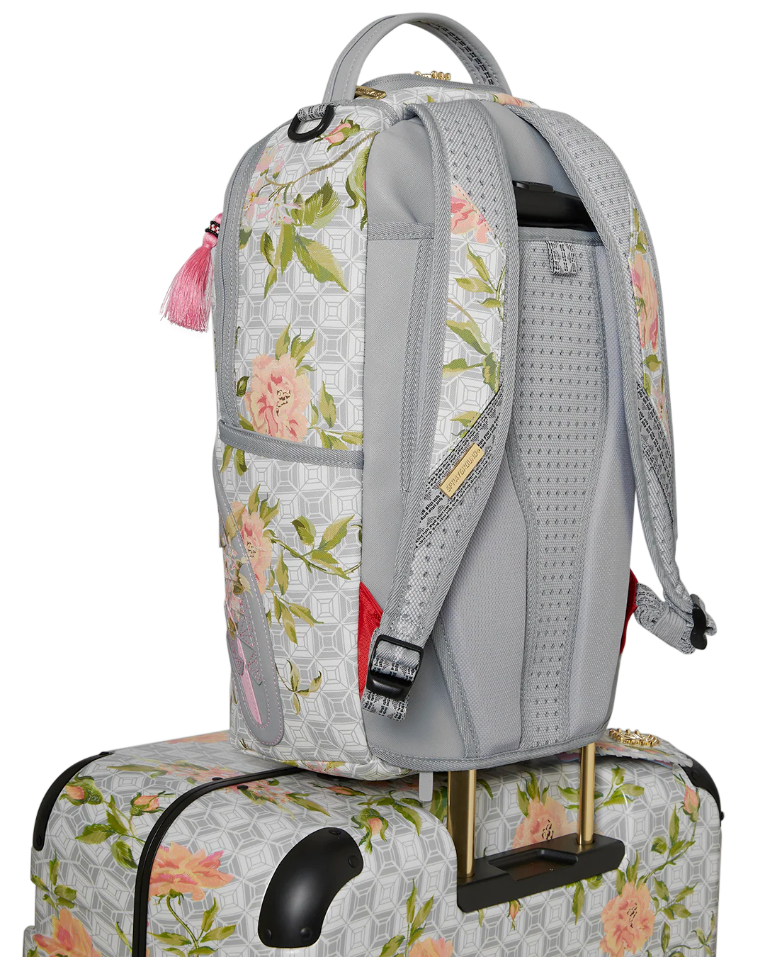A.I. AFRICAN INTELLIGENCE ELEGANT ENERGY SHARKITECTURE FULL SIZE LUGGAGE - SANDFLOWER COLLAB - Image 9