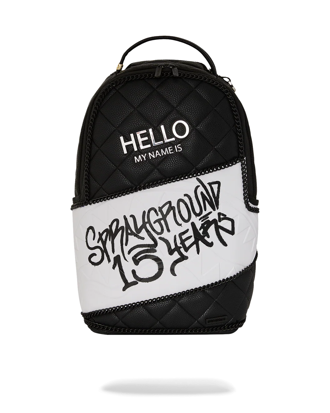 HELLO MY NAME IS 15 YEARS QUILTED BACKPACK (SUPER RARE)