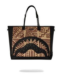A.I. PALM MIRAGE SHARK LUXE BEACH TOTE