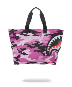 SPLIT CAMO BEACH TOTE