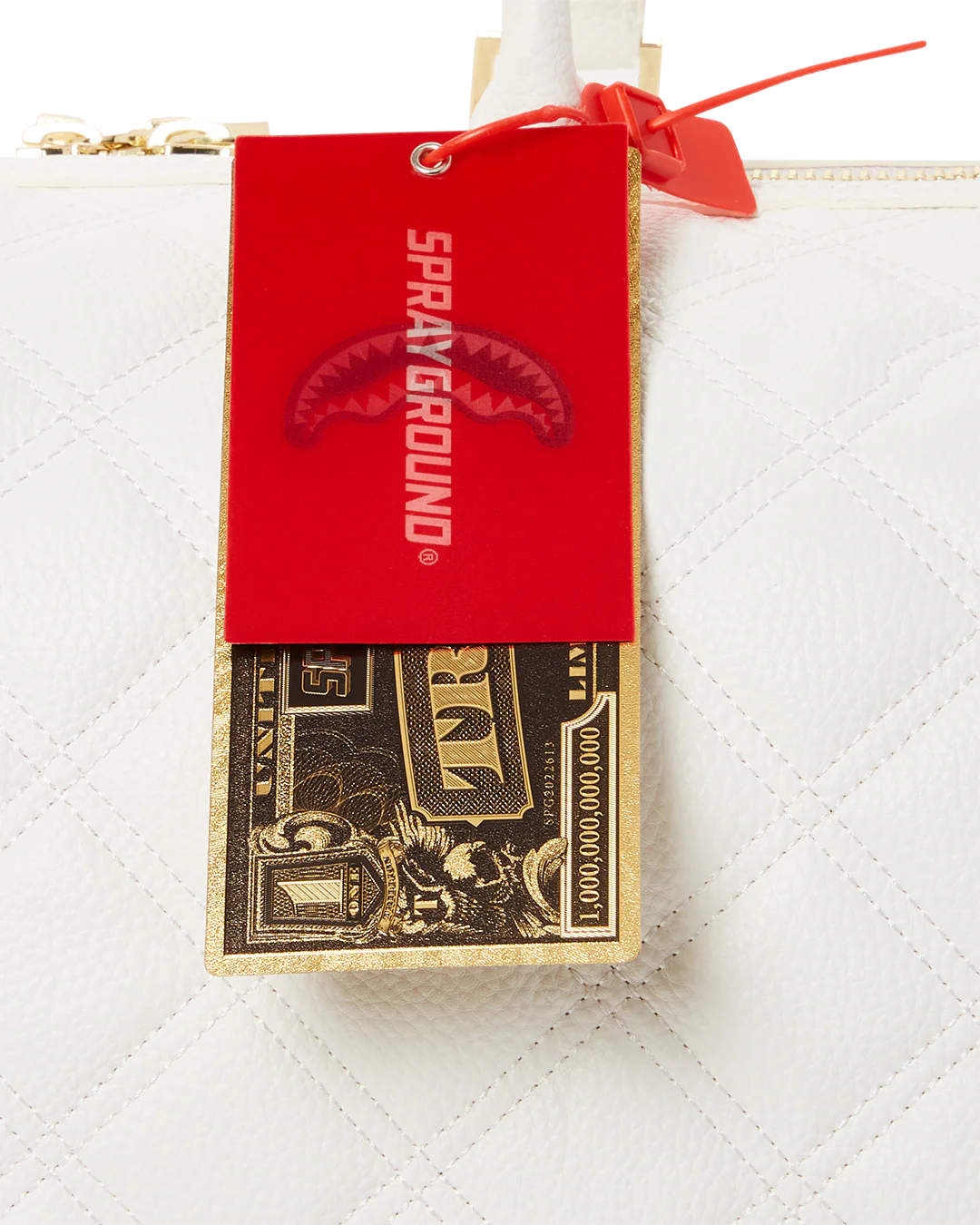 RIVIERA LE BLANC GOLD CHAIN SHARK MINI DUFFLE - Image 14