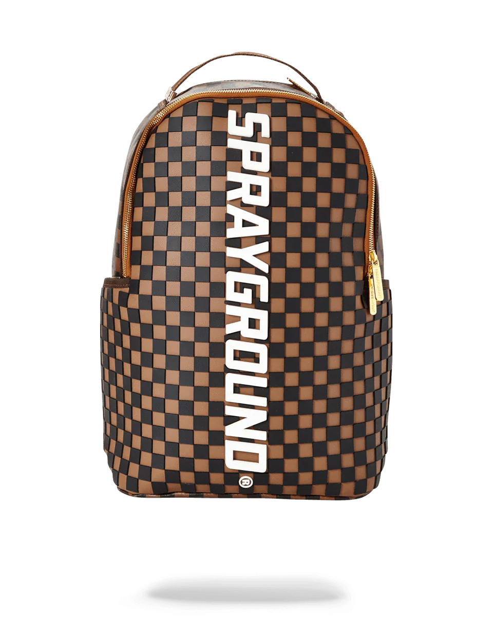 3D MOLDED RUBBER CHECKERED LOGO