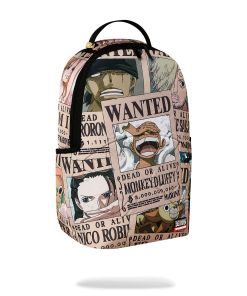 Alternative view of ONE PIECE WANTED SHARK POSTERS BACKPACK