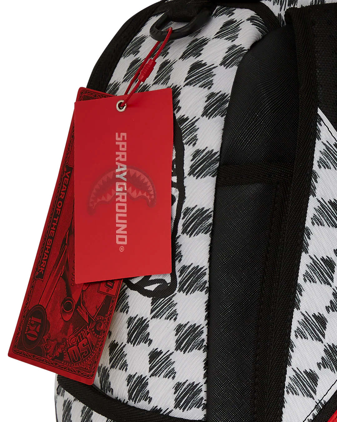 SCRIBBLE DRIBBLE CHECK BACKPACK - Image 16