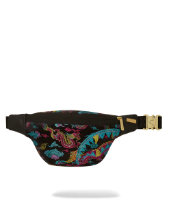 EMBROIDERED DRAGONS SAVVY CROSSBODY
