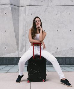 Alternative view of SHARKITECTURE MOLDED 22” CARRY-ON LUGGAGE