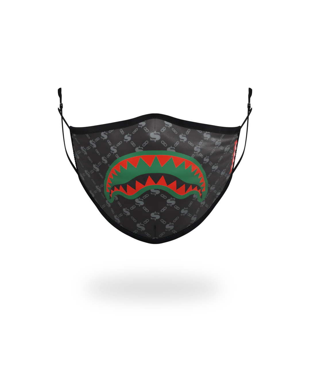 ADULT SPUCCI (BLACK) FORM-FITTING FACE MASK