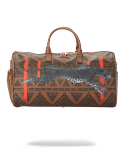 LEOPARDS IN PARIS DUFFLE