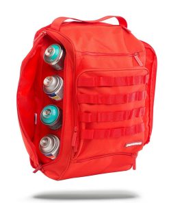 Alternative view of RED GUB (GRAFFITI UTILITY BACKPACK)