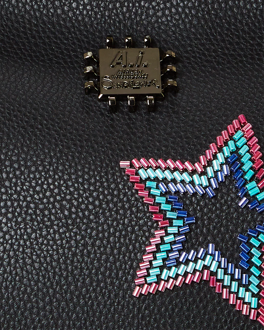 STAR RACER A.I.7 SANDFLOWER COLLAB BEADED TOTE - Image 13