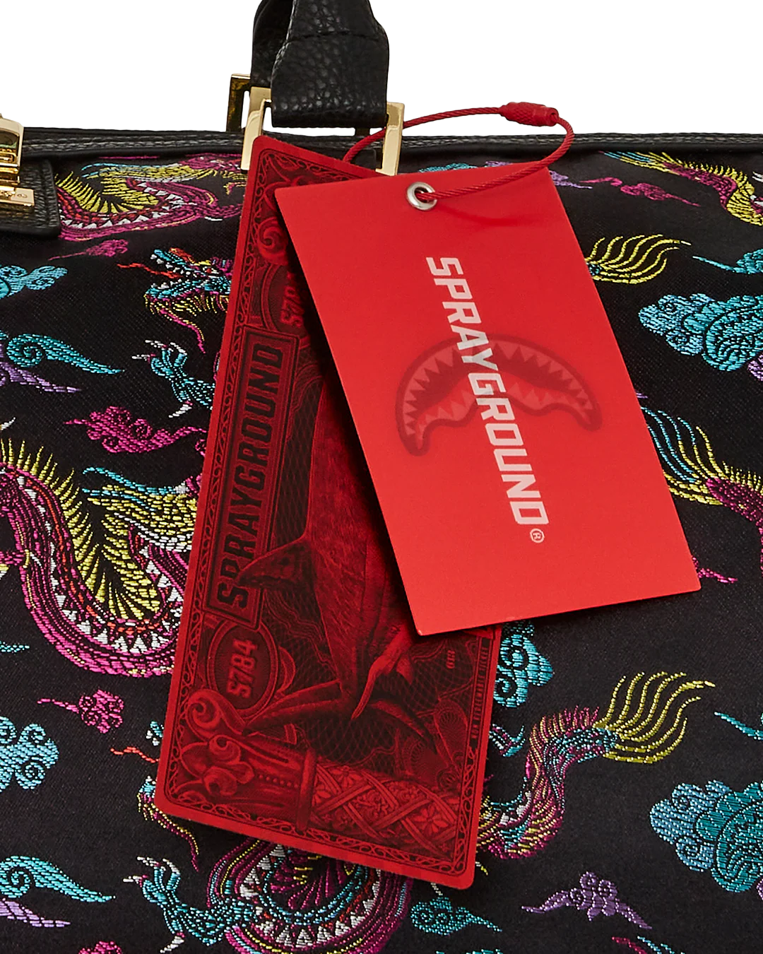 EMBROIDERED DRAGONS DUFFLE - Image 8