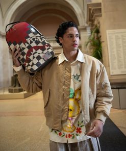 Alternative view of THE MET INCA CHECKERBOARD BACKPACK