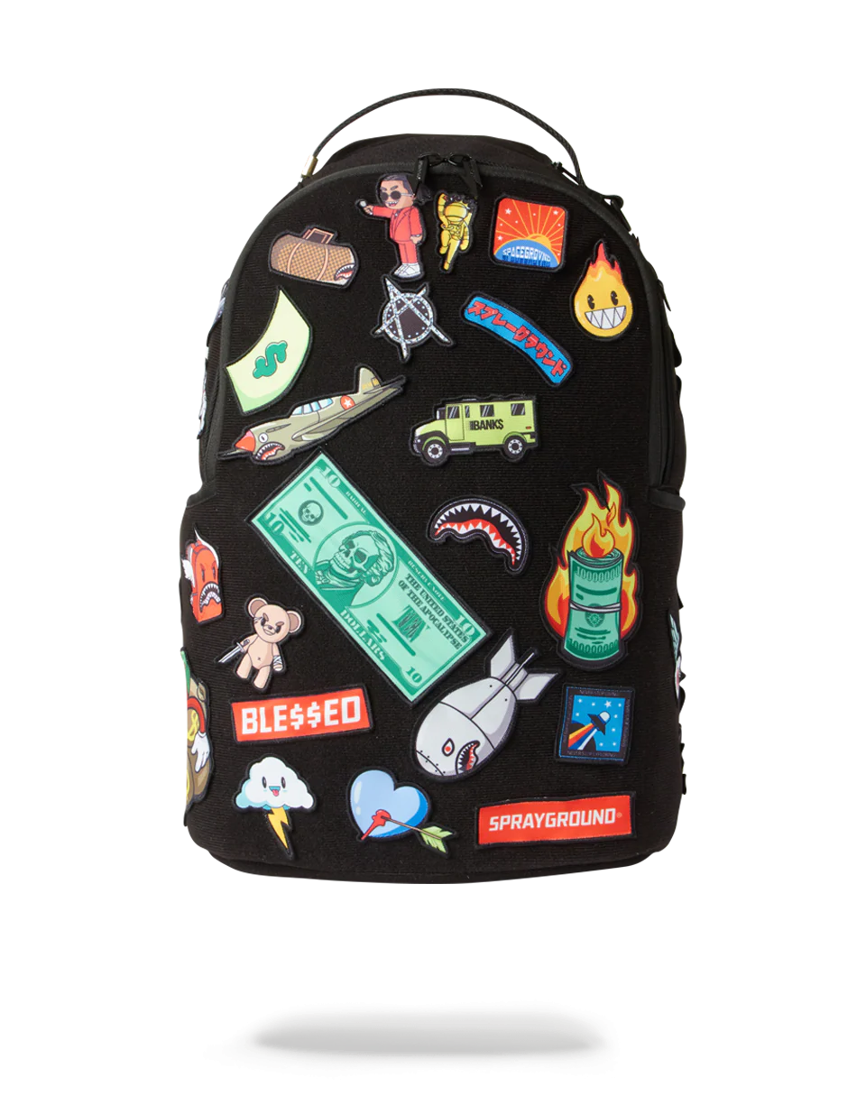 THE 32 REMOVABLE PATCHES VELCRO BACKPACK - Image 2
