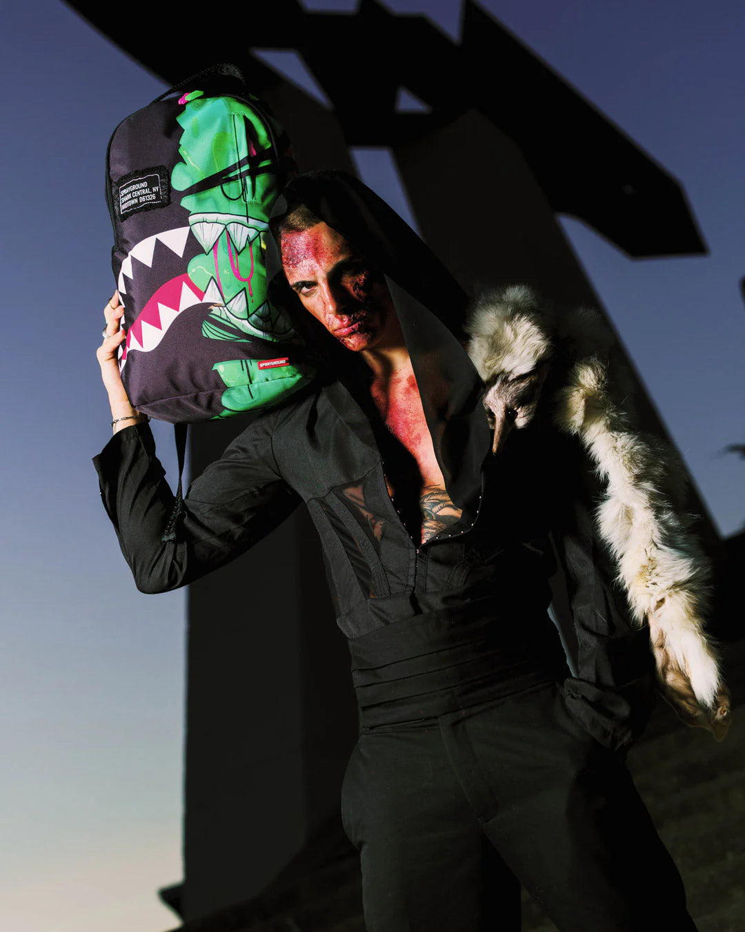 ZOMBIE OOZE SHARK CENTRAL BACKPACK - Image 5