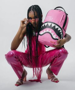 Alternative view of SHARK CENTRAL (PINK) BACKPACK (DLXV)