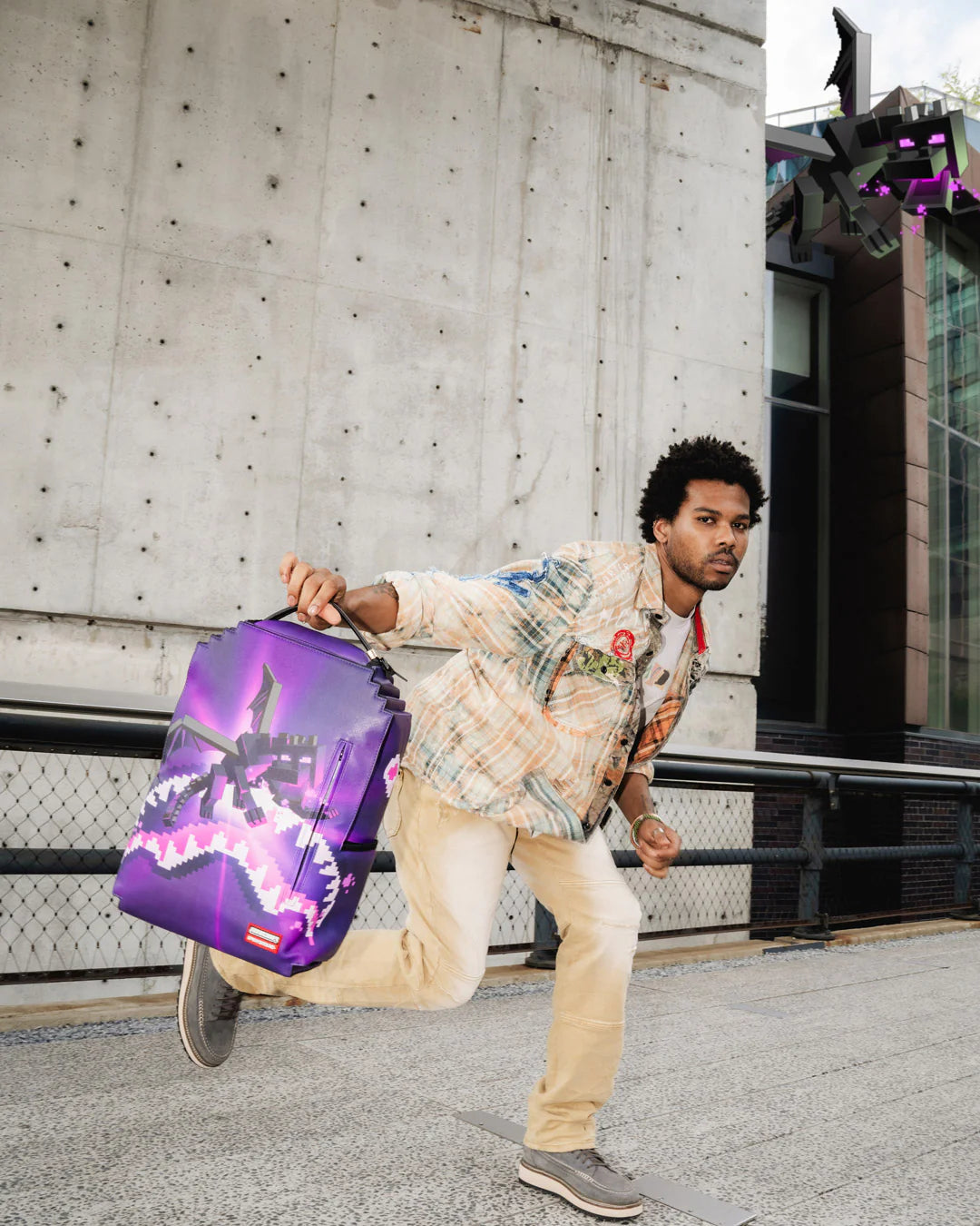 MINECRAFT ENDER DRAGON ATTACK BACKPACK - Image 3