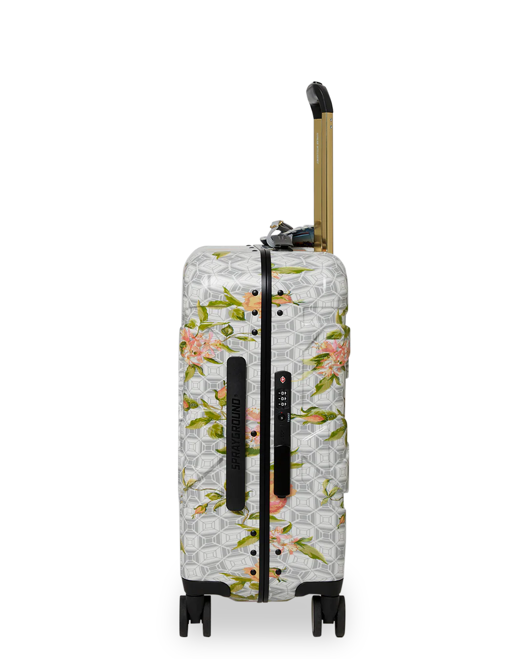 A.I. AFRICAN INTELLIGENCE ELEGANT ENERGY SHARKITECTURE CARRY-ON LUGGAGE - SANDFLOWER COLLAB - Image 15