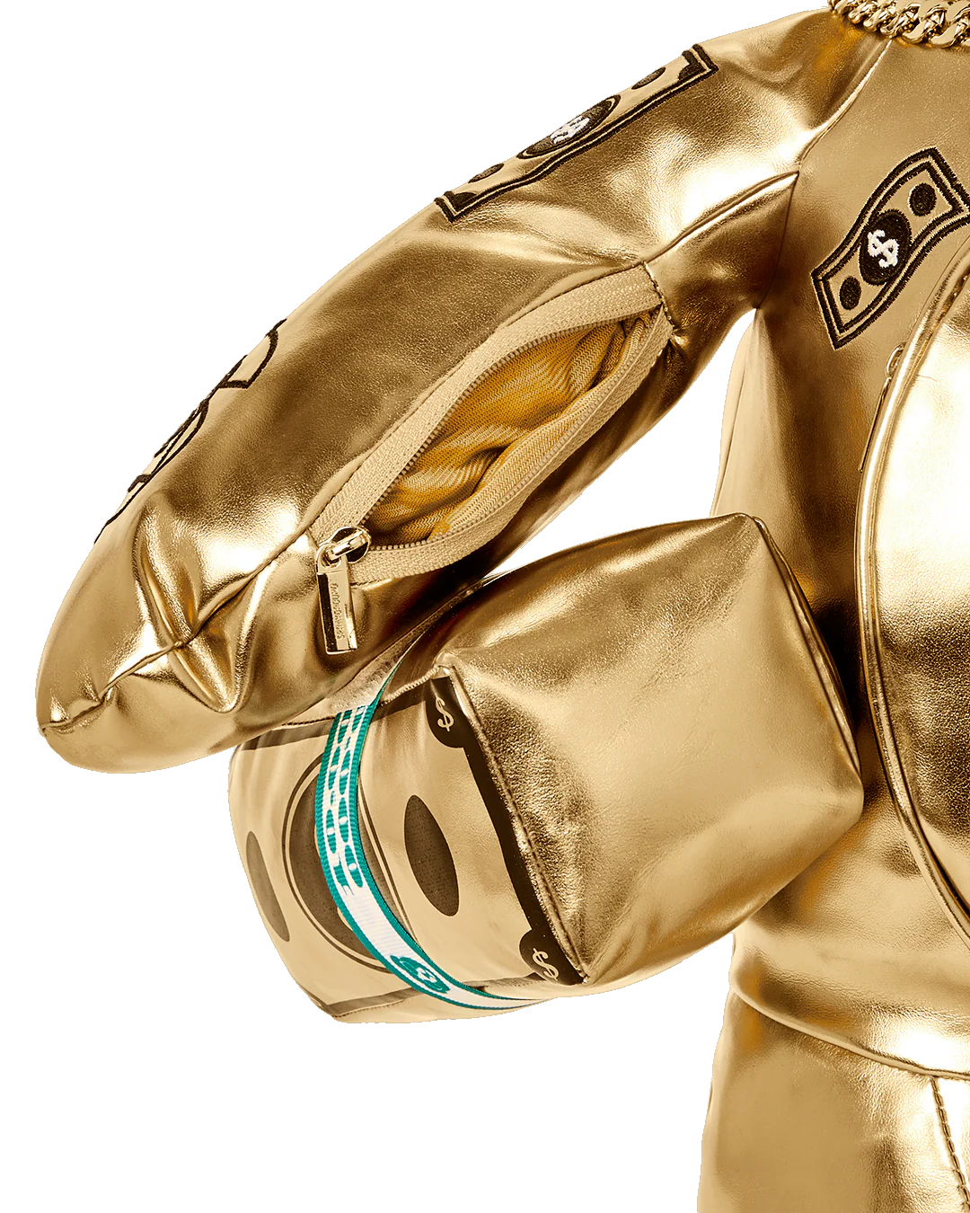 GOLD RUSH MONEYBEAR TEDDYBEAR BACKPACK - Image 10