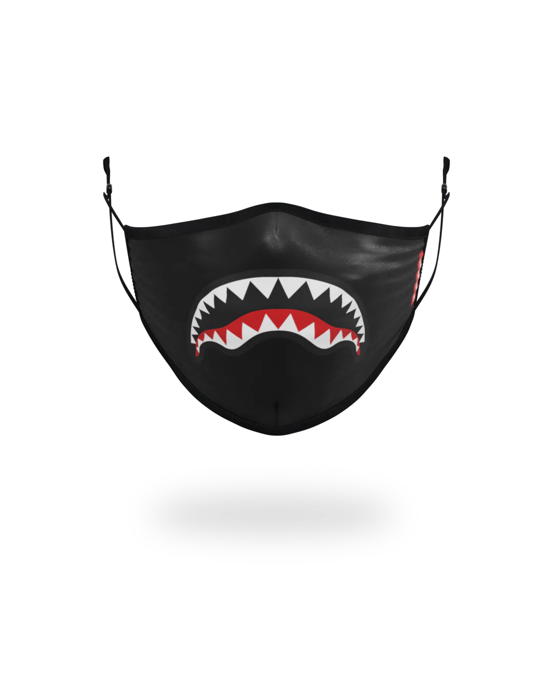 ADULT SHARK LOGO (BLACK) FORM-FITTING FACE MASK