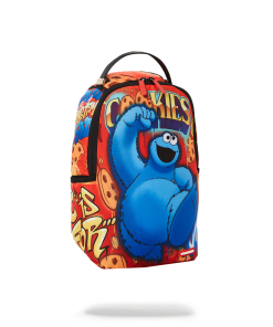 Alternative view of COOKIE MONSTER ON THE RUN MINI BACKPACK