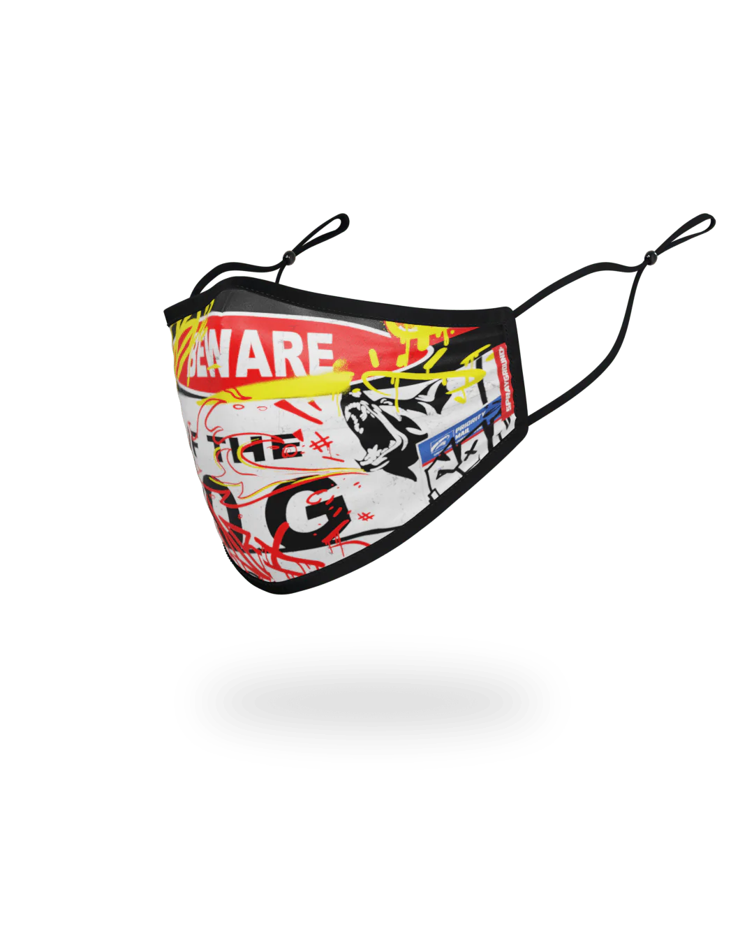 ADULT BEWARE OF THE DOG FORM-FITTING FACE MASK - Image 2