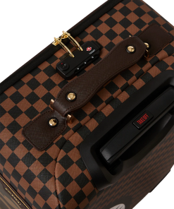 Alternative view of EXTERIOR GOLD ZIP POCKET SHARKS IN PARIS JETSETTER CARRY-ON LUGGAGE