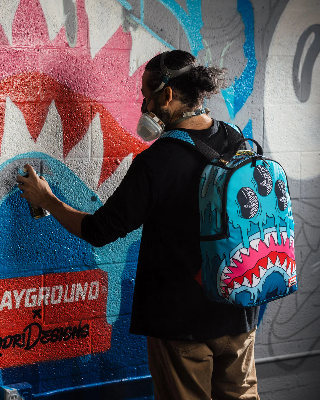 JORGE RODRIGUEZ THE ARTIST COLLAB DRIPS SHARKS BACKPACK - Image 14