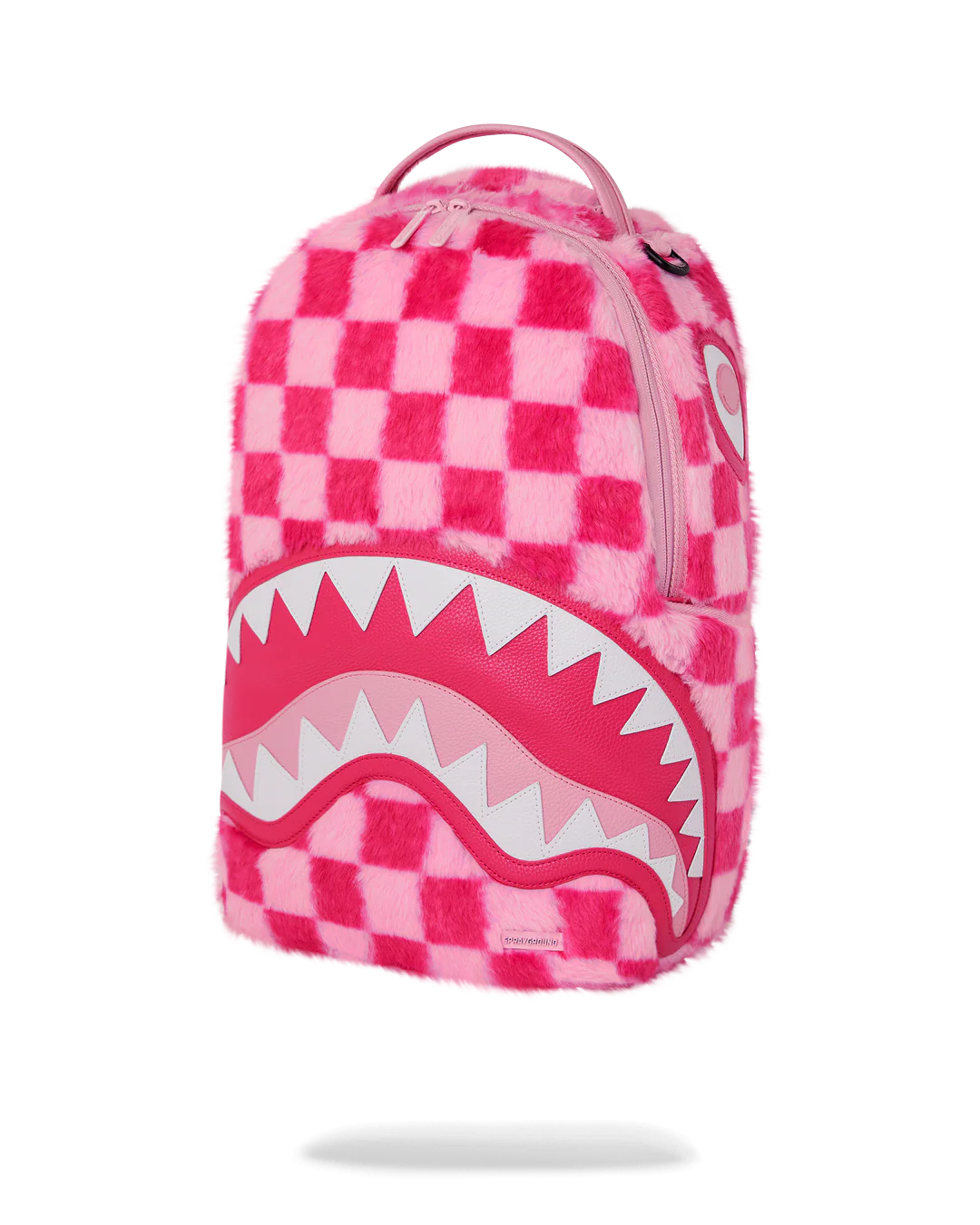 FURZILLA SHARK (PINK CHECK) BACKPACK - Image 3