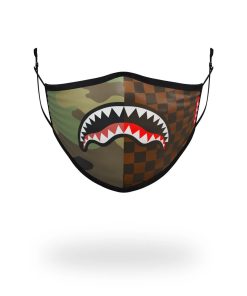 ADULT CHECKS & CAMO FORM FITTING FACE MASK