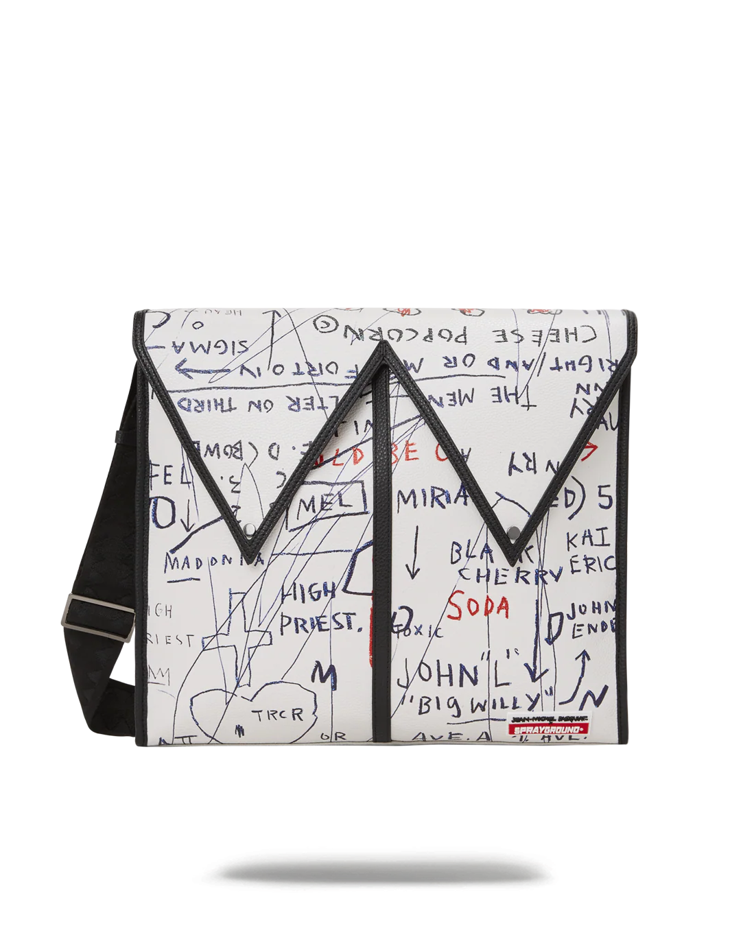 OFFICIAL BASQUIAT UNTITLED (CHEESE POPCORN) 1983 SLING MESSENGER