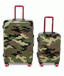 JUNGLE PARIS 2 PC LUGGAGE SET (CARRY-ON & FULL-SIZE)
